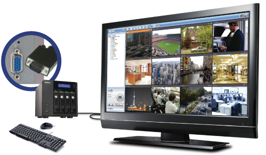 Offriamo diverse soluzioni integrate per la videosorveglianza a seconda dell'esigenza del cliente.